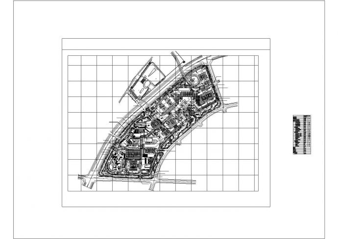 深圳大学校园南区规划设计总平面布置图_图1