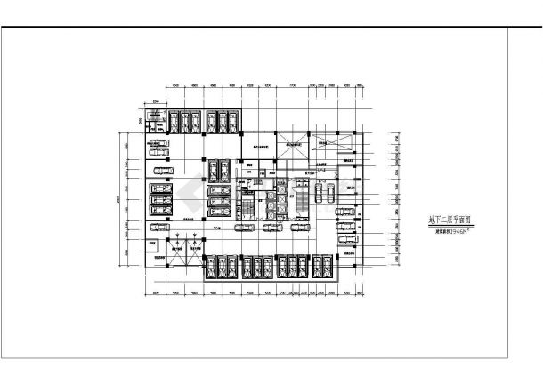 某二十七层商业综合楼建筑全套施工设计cad图（含效果图）-图二