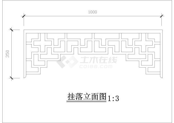 一套精美的八角亭建筑图-图一