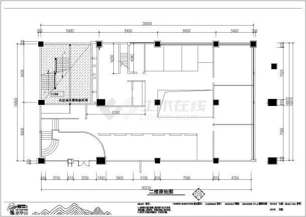 老长沙湘菜馆饭店装修设计施工图纸-图二