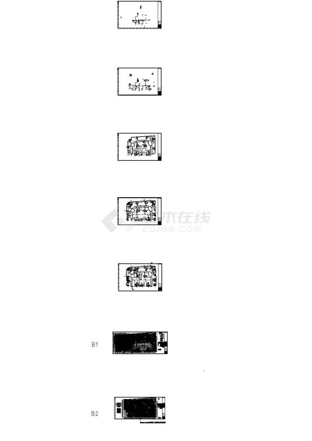 湖南超高层商业综合体全套电气施工图，共一百九十张-图一