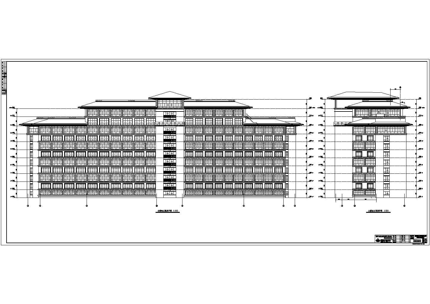某地五星级扬州皇冠假日酒店建筑设计施工图