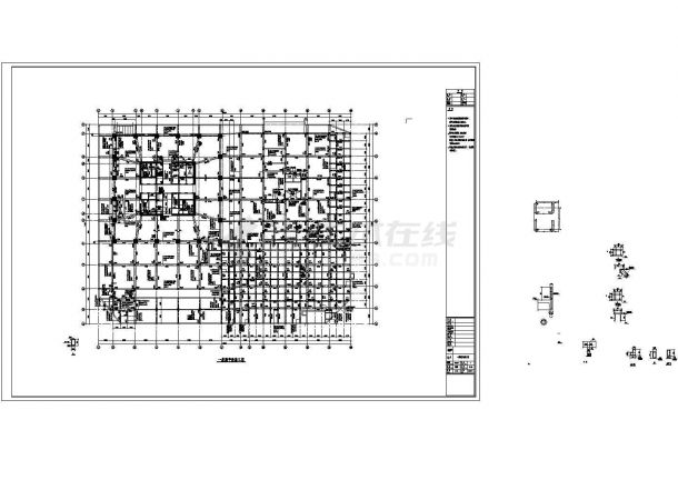 某五十二层超高商务中心建筑结构设计图（含设图纸目录、17个CAD）-图一