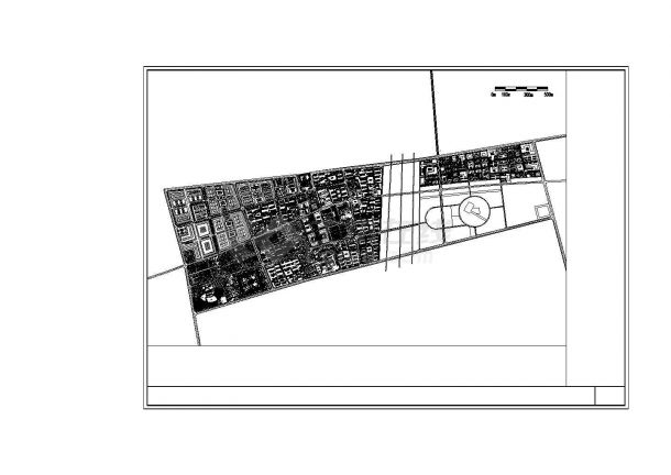 某地区城市详细规划设计总平面布置图-图一
