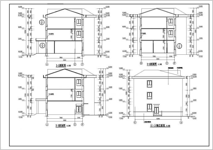 吉林省某三层幼儿园建筑设计施工图_图1
