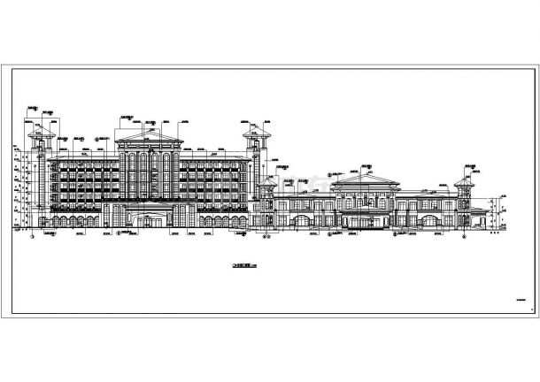 某地七层4星级酒店建筑方案设计图纸-图一
