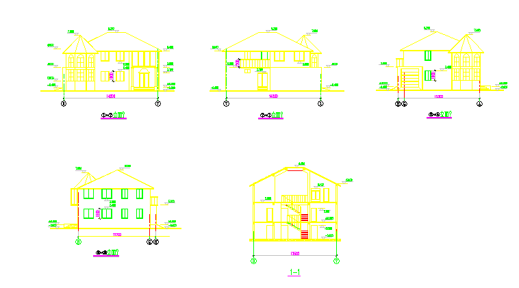 某2层砌体结构别墅(带地下室)施工图