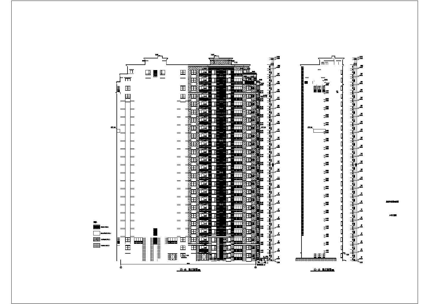 东营华泰国际豪园24层剪力墙结构住宅建筑施工图