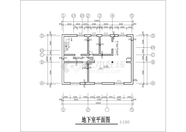 简单小型的别墅建筑设计图-图一