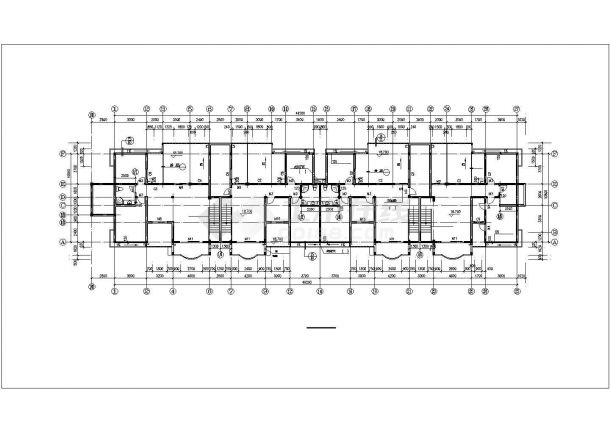 简单的六层住宅建筑施工图-图二