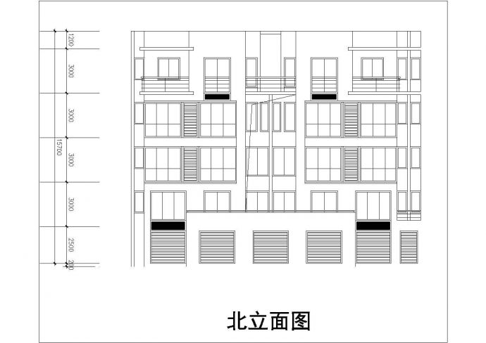 深圳万科第五园建筑别墅建筑方案设计图_图1