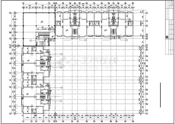 某地多层住宅楼建筑设计图-图二