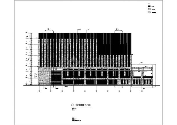 某城市8层档案馆及二层连廊房建筑设计方案-图二