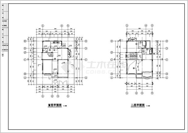 精致详细的别墅建筑设计图-图二