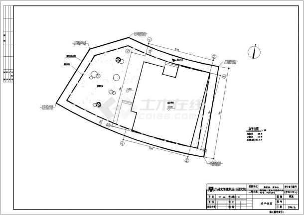 某地区别墅建筑施工图CAD图纸-图一