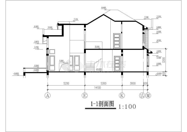 简单常用的别墅建筑设计图-图二