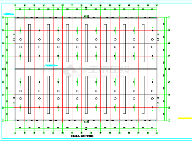 90X66钢结构仓库（建筑、结构、电气、给排水）-图二