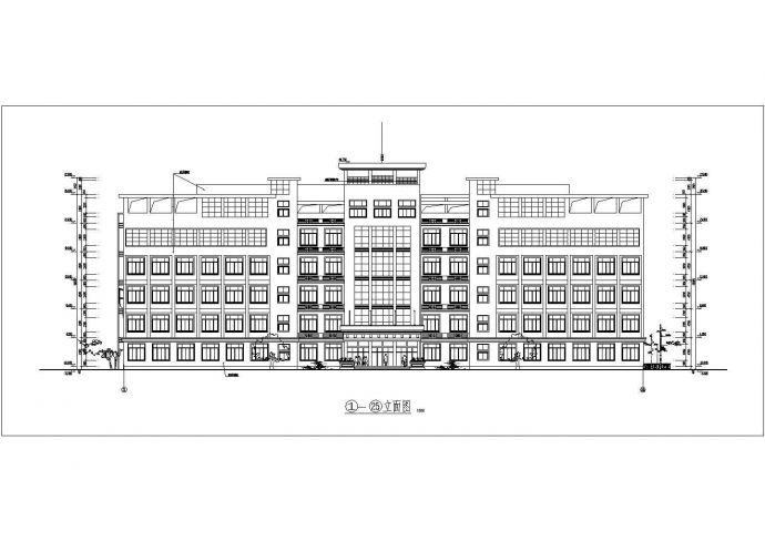 某地区6层教学综合楼建筑设计方案_图1