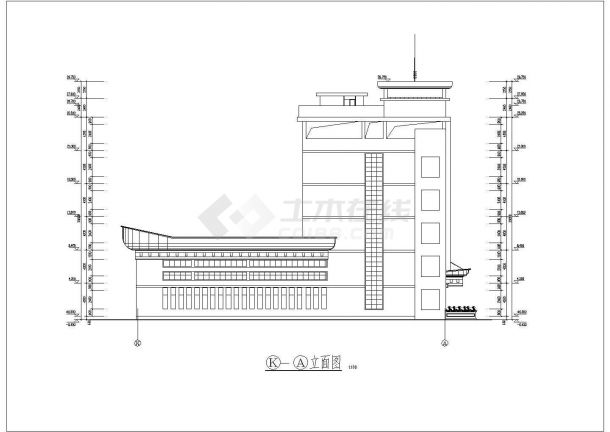 某地区6层教学综合楼建筑设计方案-图二
