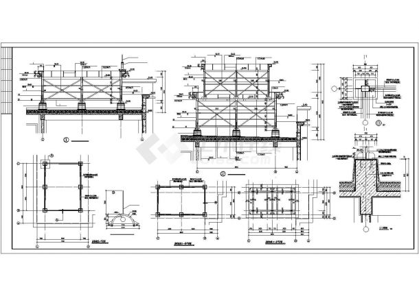 某地欧式轮胎厂办公楼建筑设计图-图二