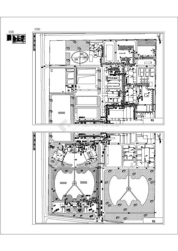 暖通空调动力外管施工图设计-图一