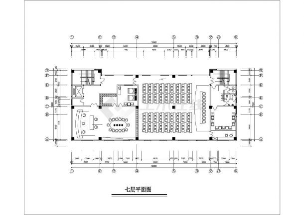 某地交警大队大楼建筑设计方案图-图一