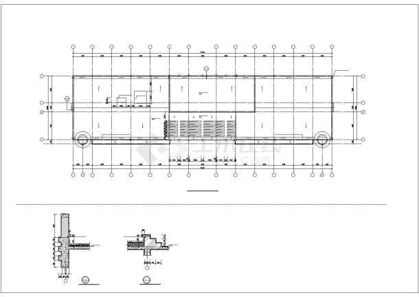 某地企业综合楼建筑施工方案图-图一