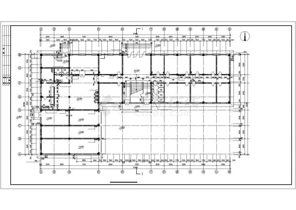 某地供电公司办公楼建筑设计方案图-图二