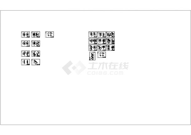 某钢结构楼梯详图（标注详细）-图一