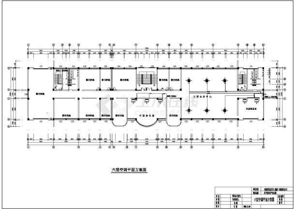 某地大型矿区办公楼建筑施工图-图二