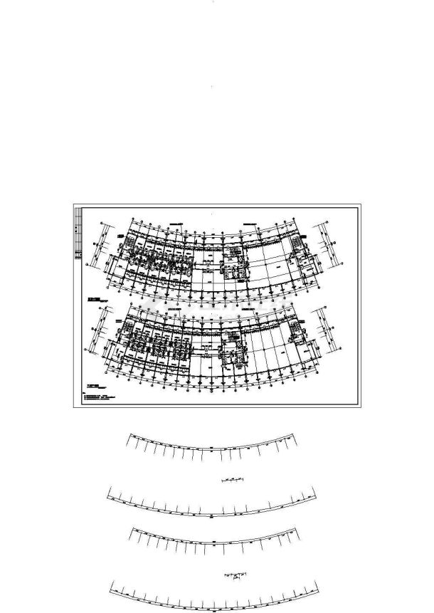 比较简单的办公楼建筑施工图-图一