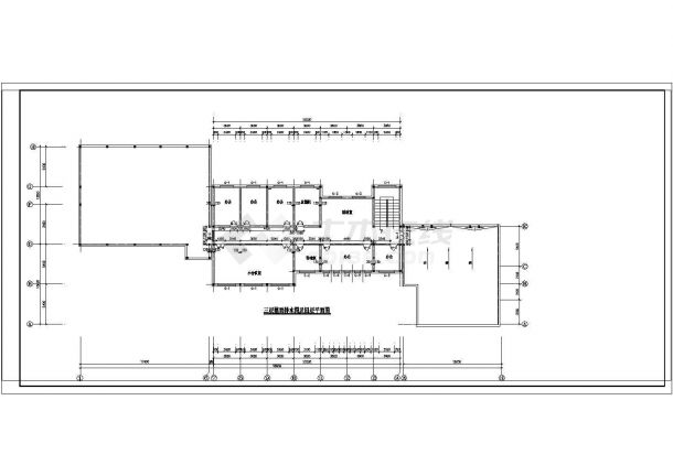 某地小型四层办公楼建筑设计方案图-图二