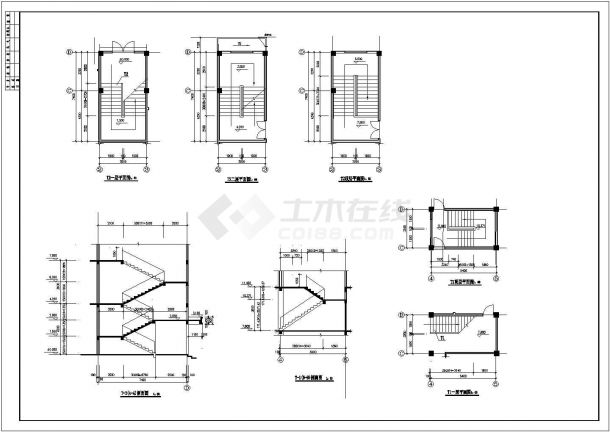 某地四层办公综合楼建筑施工图-图一