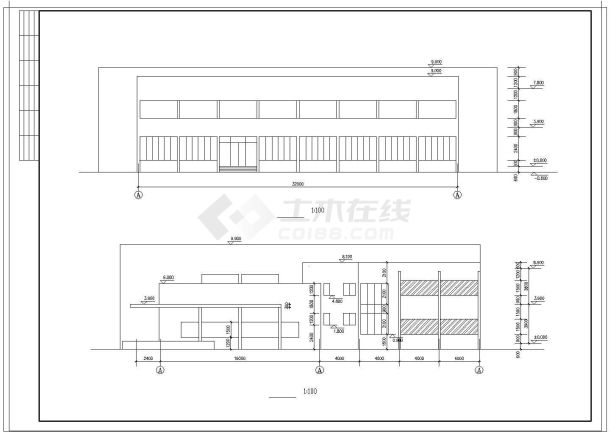 精美小型办公室建筑设计图-图二