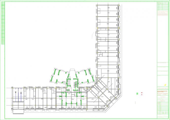 中信水岸城六期 商业C区（一）一层自动喷淋平面图 CAD图_图1
