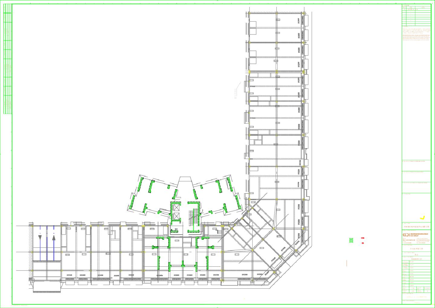 中信水岸城六期 商业C区（一）一层自动喷淋平面图 CAD图