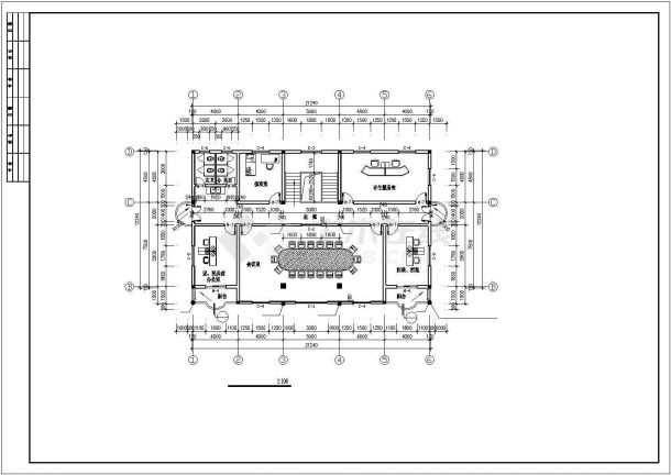  Construction Drawing of a Rural Three storey Office Building - Figure 2
