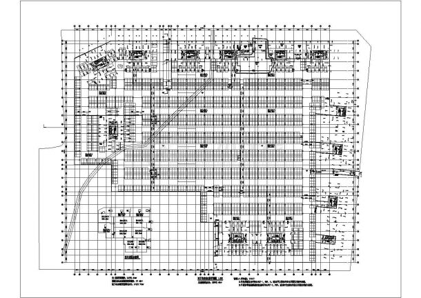 某地住宅小区地下车库建筑设计施工图纸-图二