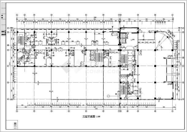 某地九层办公楼建筑方案图-图二