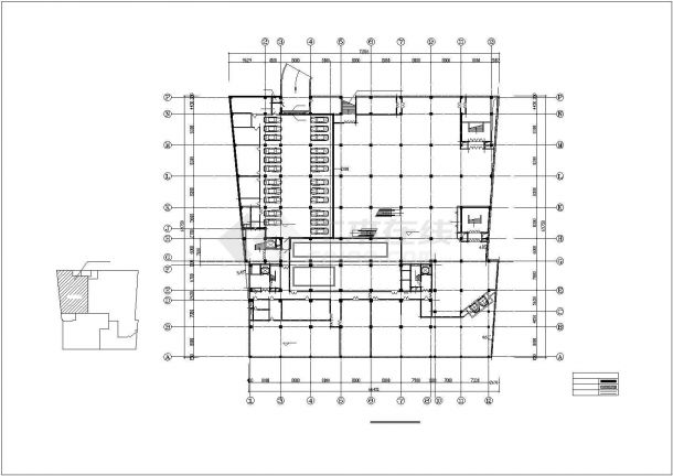 某地二十层综合楼建筑设计方案图-图一