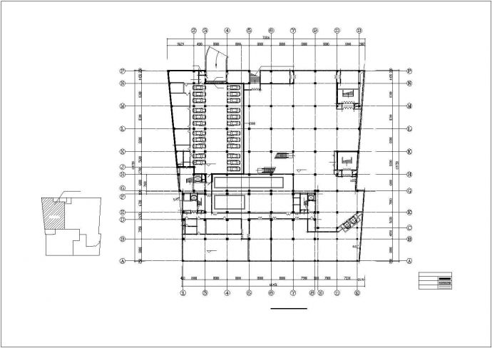 某地二十层综合楼建筑设计方案图_图1