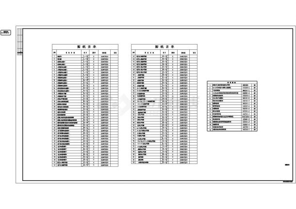 四川高层甲级写字楼强弱电设计施工图，共一百二十张-图一