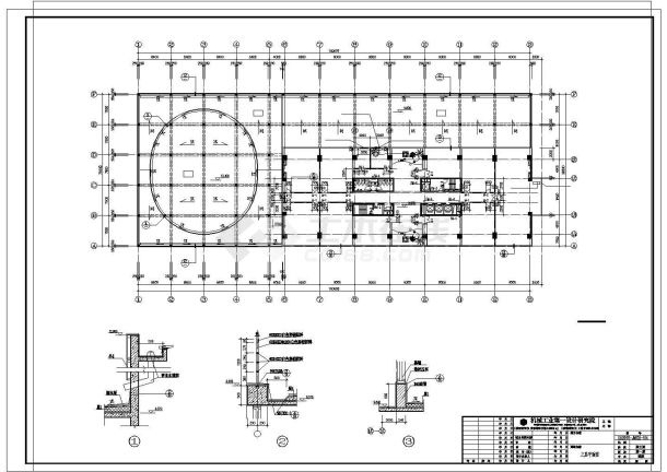 某地十六层研发中心大楼建筑方案图-图一