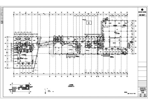 某地技术研究院科研办公楼建筑施工图-图二