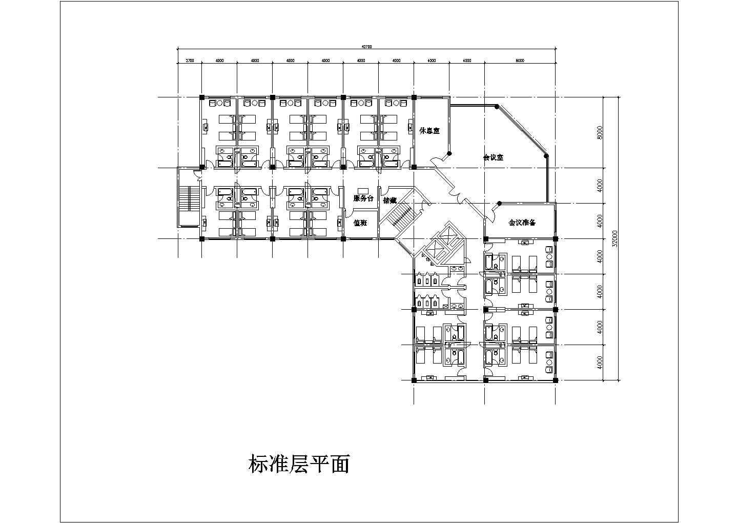 某地沿街商业楼建筑方案图