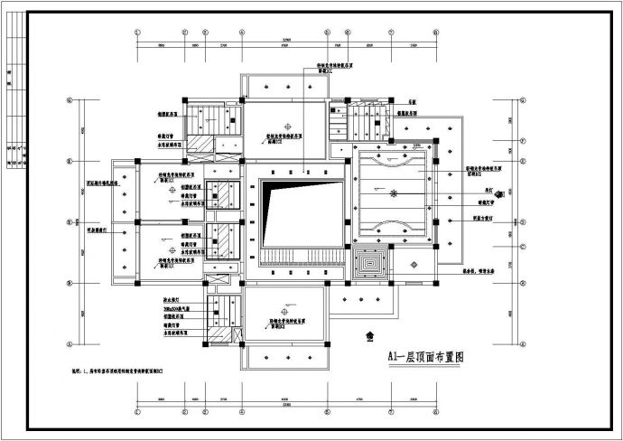 多层豪华日式别墅全套施工设计cad图_图1