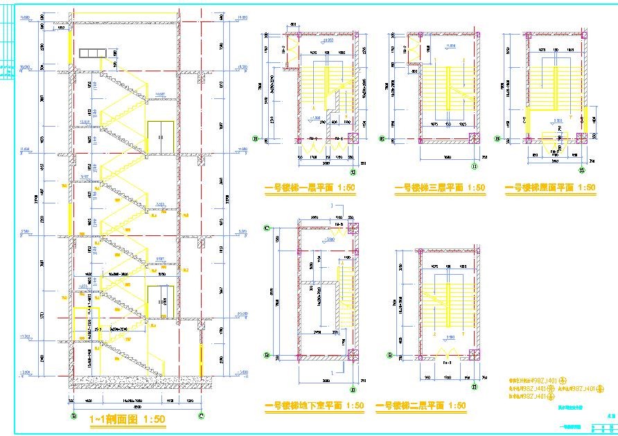 某地大型超市建筑cad施工图