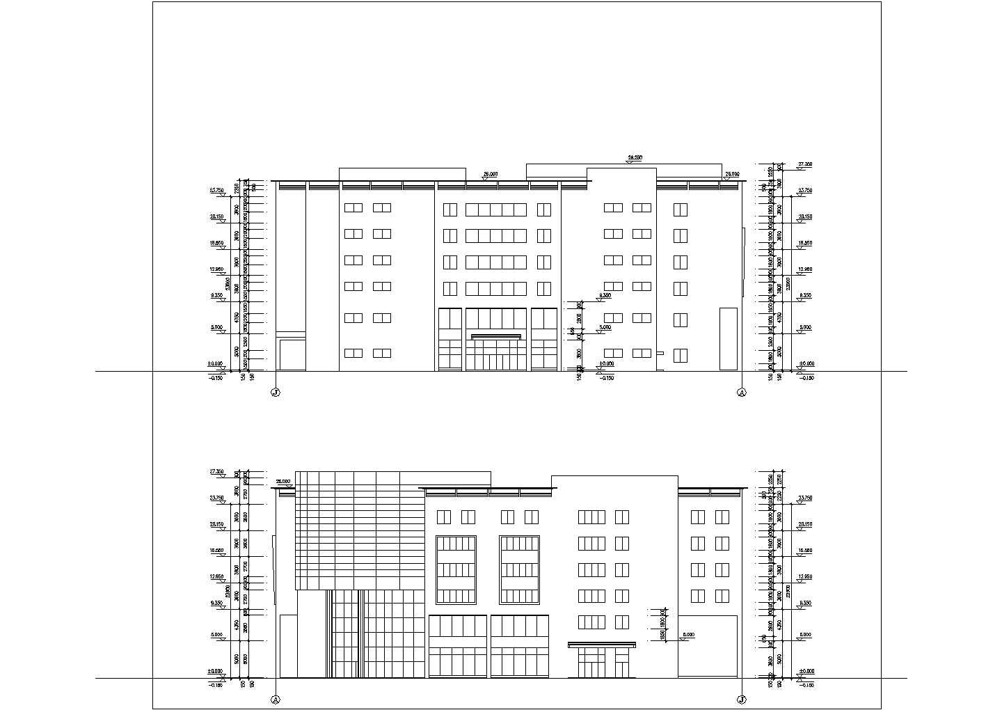 某地商业大厦建筑设计方案图