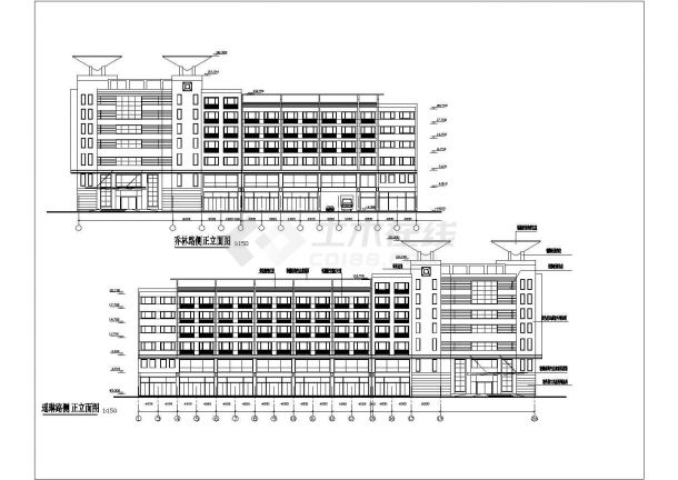 某地商务休闲楼建筑设计方案图-图二