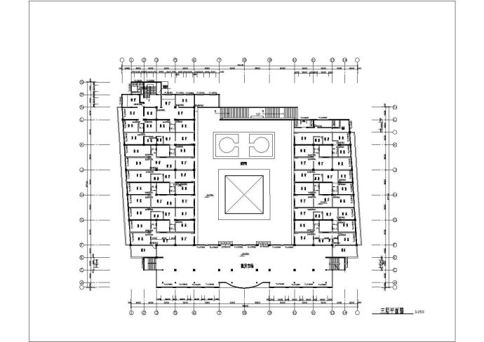 某地批发市场建筑设计方案图_图1